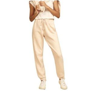 Reformation | Rocky Slim Sweatpants Ivory Women’s Size Medium